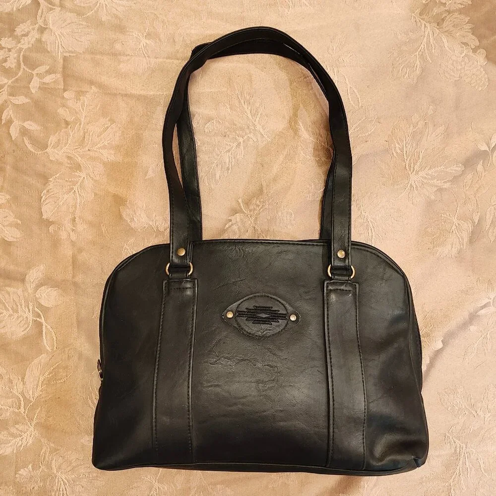 Unknown Brand Synthetic Leather Shoulder Bag Purse, Gently Used